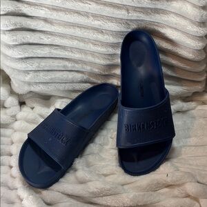 Birkenstock Barbados EVA Slides Sandals Slip On Navy Sz 44 Mens 11
